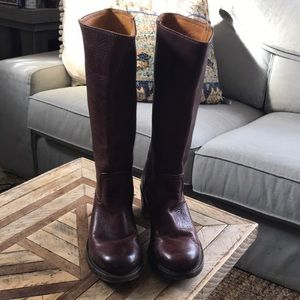 Cognac leather Frye Boots 8 m